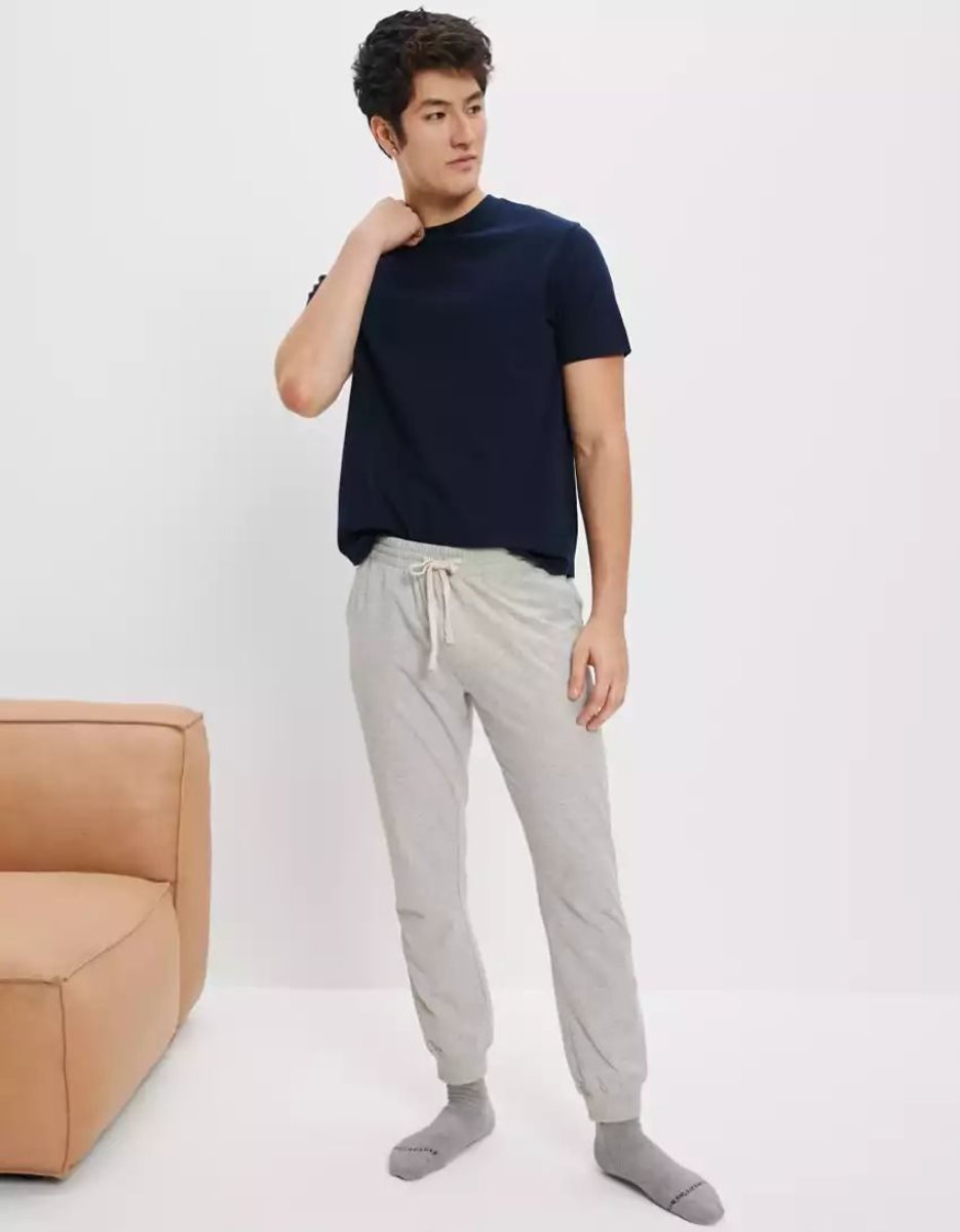 Loungewear American Eagle AE Lounge Jogger Grise Homme | TCK-72184643